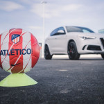 Atlético de Madrid probó el nuevo Alfa Romeo Stelvio