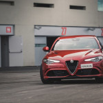 Atlético de Madrid probó el nuevo Alfa Romeo Stelvio